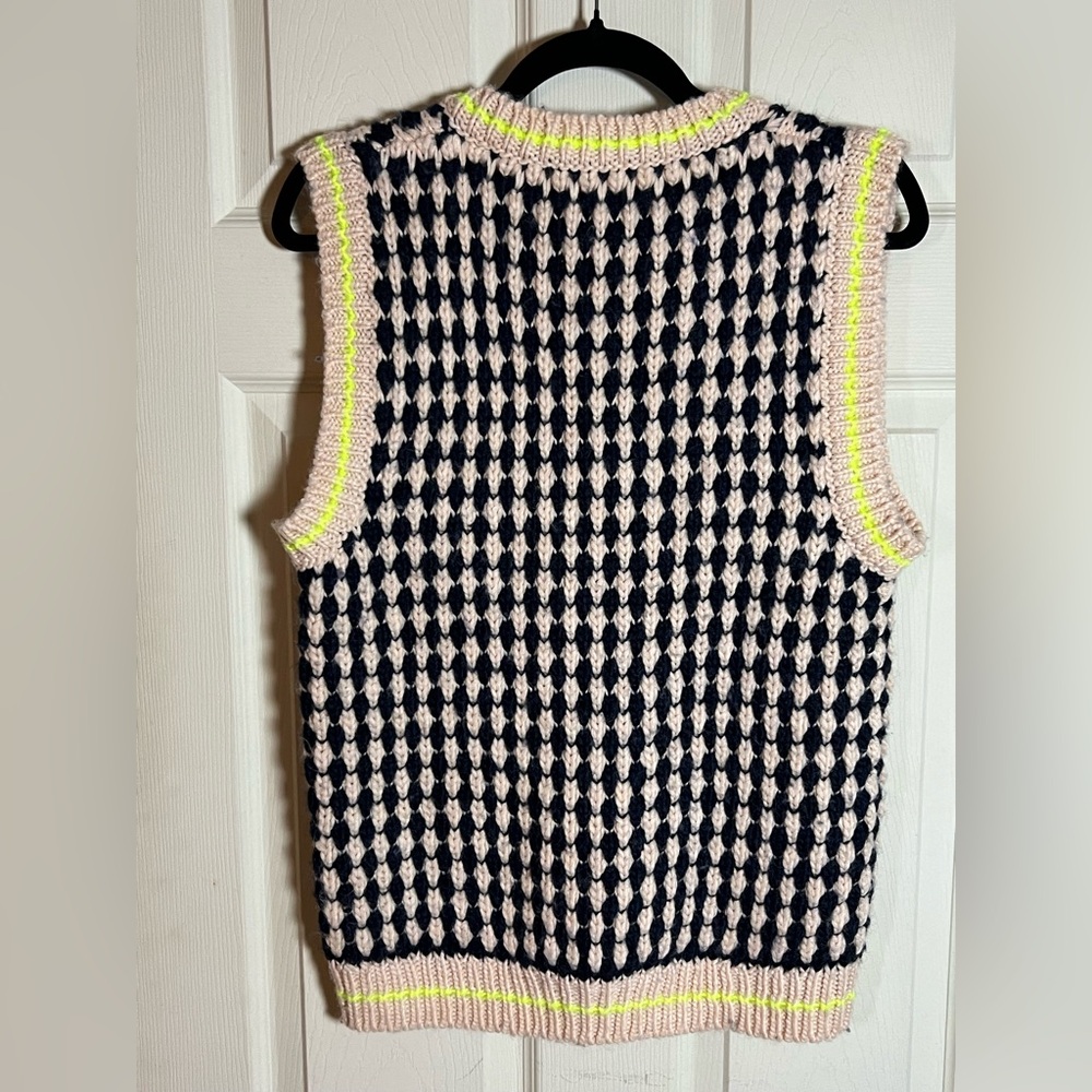 Free People Dr Bloom Chachacha Sweater Vest, M/L - Picture 3 of 5
